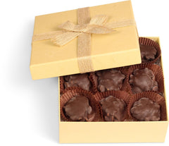 Dark Choc  Chocolate Caramel Almond Clusters Gift Box  12 OZ