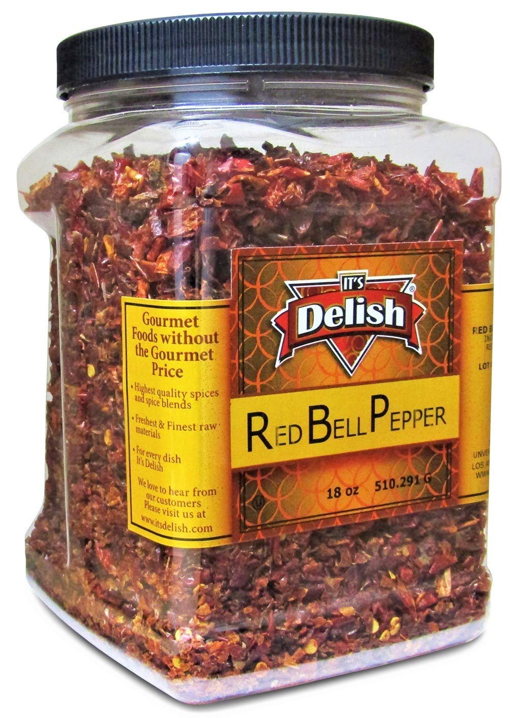 Air Dried Red Bell Peppers - 2.5 lbs
