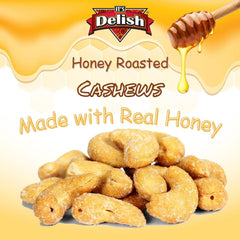 Honey Roasted Cashews 36 Oz Reusable Jumbo Container