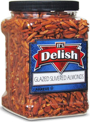 Glazed Silvered Almonds, 36 Oz Jumbo  Jar