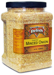 Toasted Dried Minced Onion, 2.1 lbs (34 Oz) Jumbo Container Jar