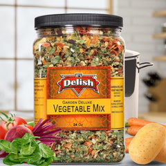 Garden Deluxe Vegetable Soup Mix  24 OZ Jumbo Container