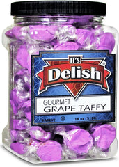 Purple Grape Taffy Chews, 18 Oz Jumbo Container