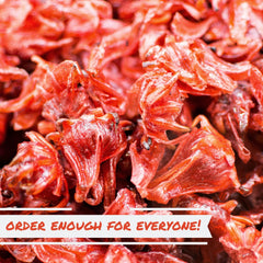 Dried Candied Hibiscus Flower
