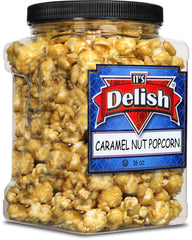Caramel Nut Popcorn with Peanuts