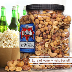 Honey Roasted Mixed Nuts, 2.5 LBS Reusable Jumbo Container