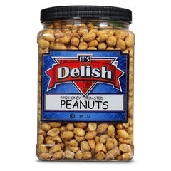 BBQ Honey Roasted Peanuts, 36 Oz Reusable Jumbo Container