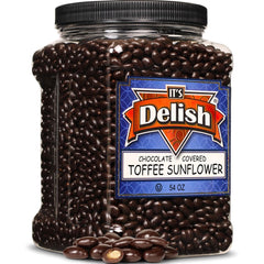 Chocolate   Toffee Coated Sunflower  54 OZ Jumbo Container
