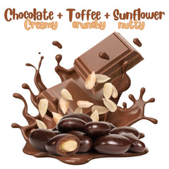 Chocolate Covered Toffee Coated Sunflower