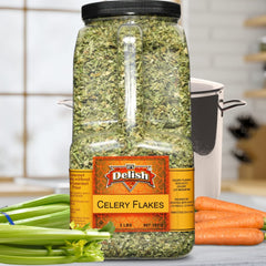 Dried Celery Flakes  12 oz  Bulk  Gallon Size