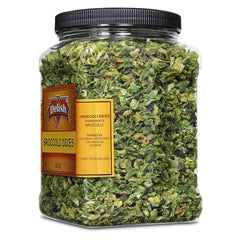Dried Broccoli Dices  28 OZ Jumbo Container Jar