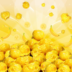 Yellow Banana Flavored Popcorn