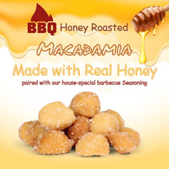 BBQ Honey Roasted Macadamia, 2.6 LBS Reusable Jumbo Container