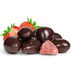 Dark Chocolate Covered Dried Strawberries