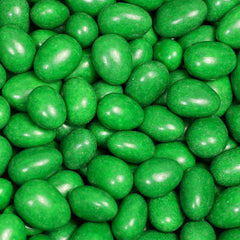 Dark Green Jordan Almonds 3.5 lbs. Jumbo Container