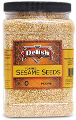 Toasted Whole Sesame Seeds, 38 OZ| Jumbo Jar