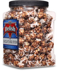 Chocolate Swirl Popcorn, 16 Oz (1 Lb) Jumbo Container