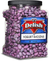 Purple Yogurt Covered Raisins, 3 LBS Jumbo Container