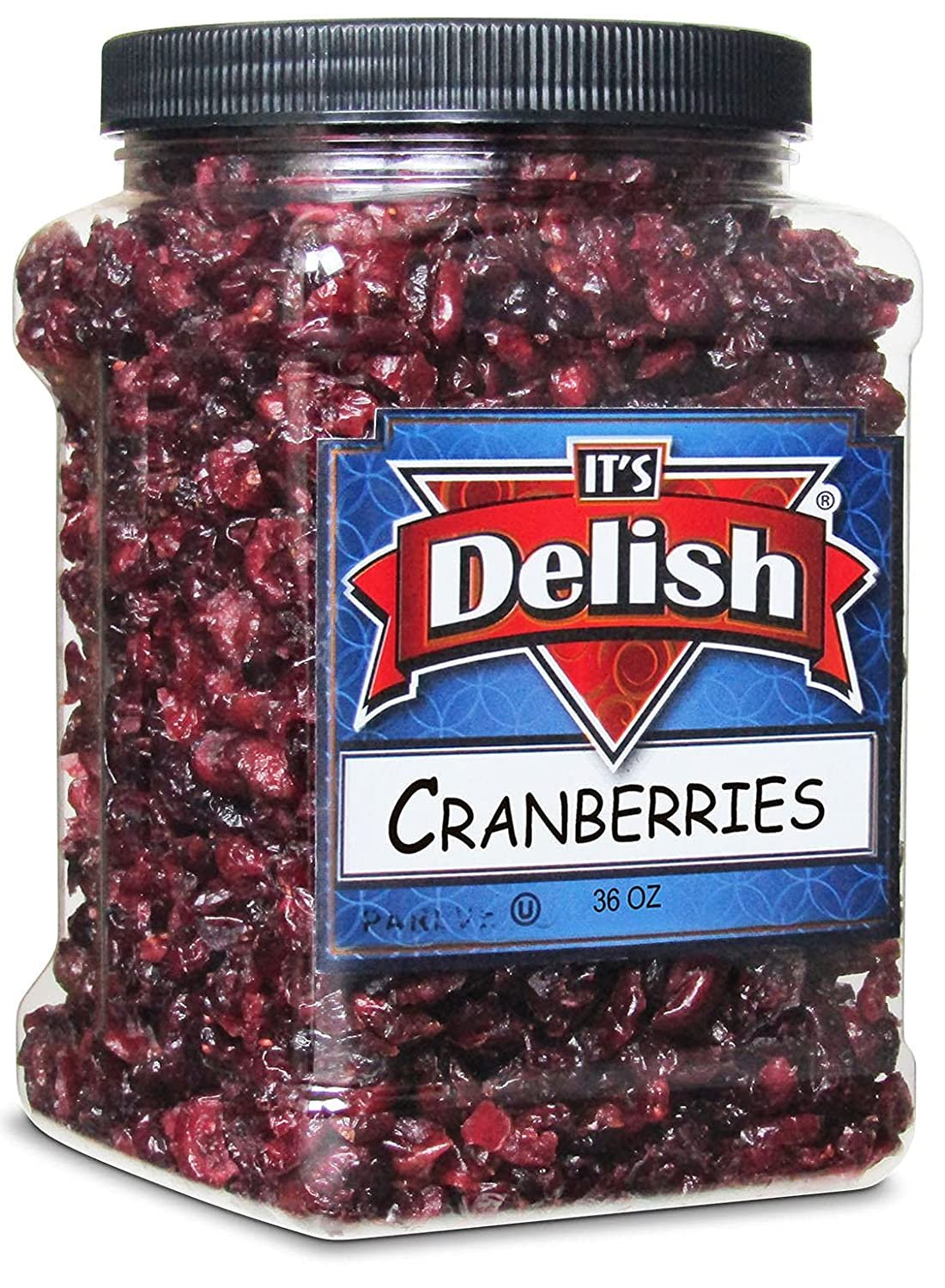 Dried Cranberries   36 Oz Jumbo Container –